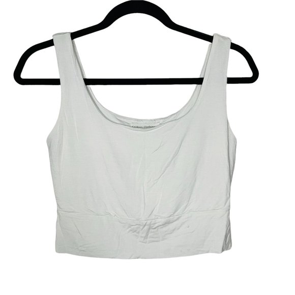Cookies Tops - Cookies Clothing White Women Cropped Hawaii Sleeveless Top  Size: M